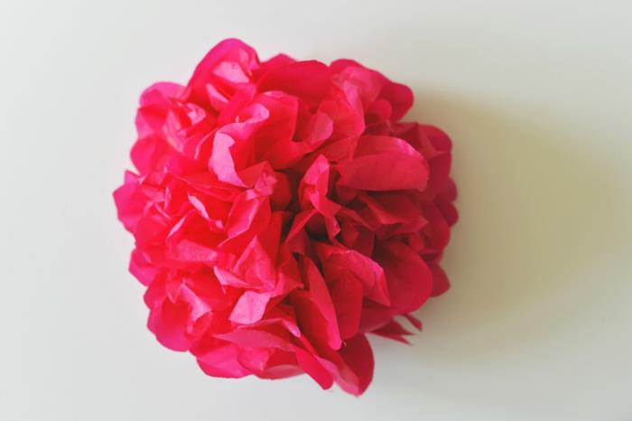 fleurs artificielles fleurs en papier rose rose