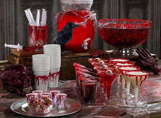 fałszywa krew stwórz własne pomysły na dekoracje na halloween