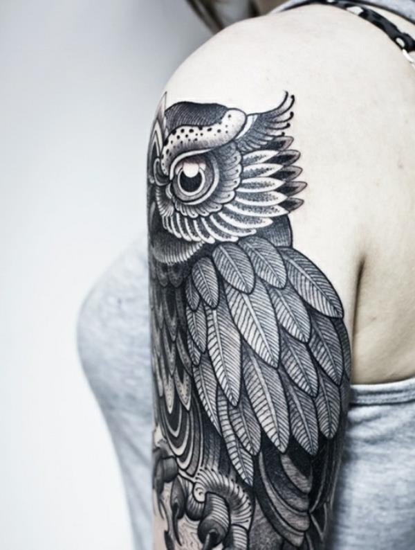 artystycznie najlepsze szablony tatuaż ptak