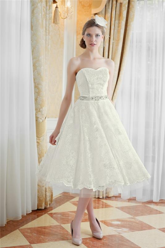 robes de mariée courtes 2016 robe de mariée vintage style rétro robe joies
