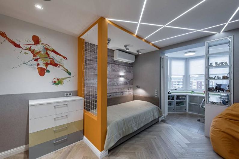 Innenarchitektur der Wohnung im High-Tech-Stil - Foto