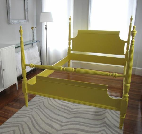kolory lakieru drewno lakier akrylowy meble rama łóżka słupek