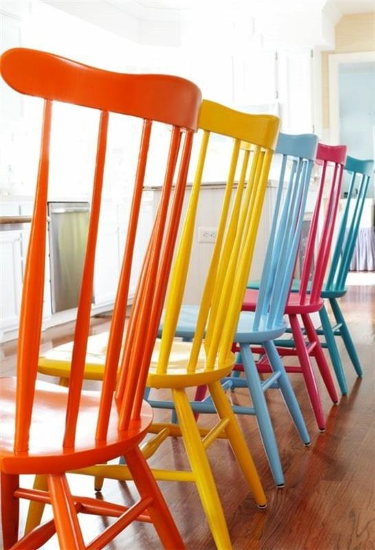 kolory lakieru do drewna krzesła meblowe z lakierem akrylowym