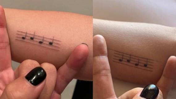 Lady Gaga tatuaże notatki