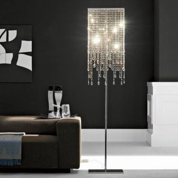 lampadaire abat-jour élégamment chic