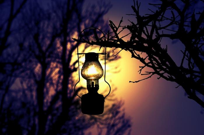 latarnia lampion oświetlenie pośrednie światłoodporna tajemnica lampek!