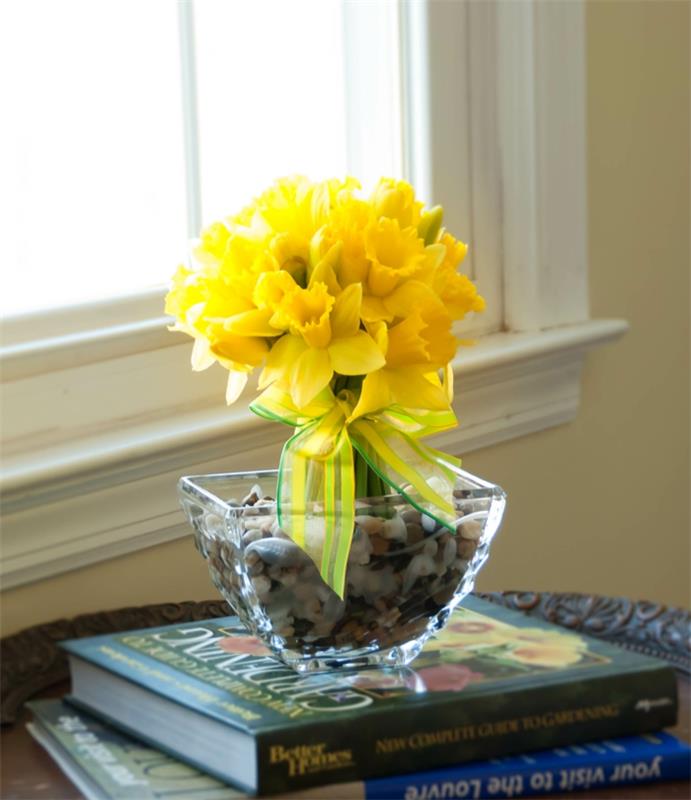 żyj zdrowa fitoterapia żółty wazon na żonkila