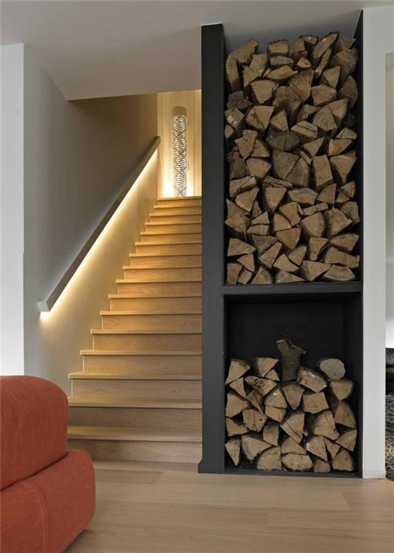 éclairage d'escalier led design d'intérieur moderne design d'intérieur
