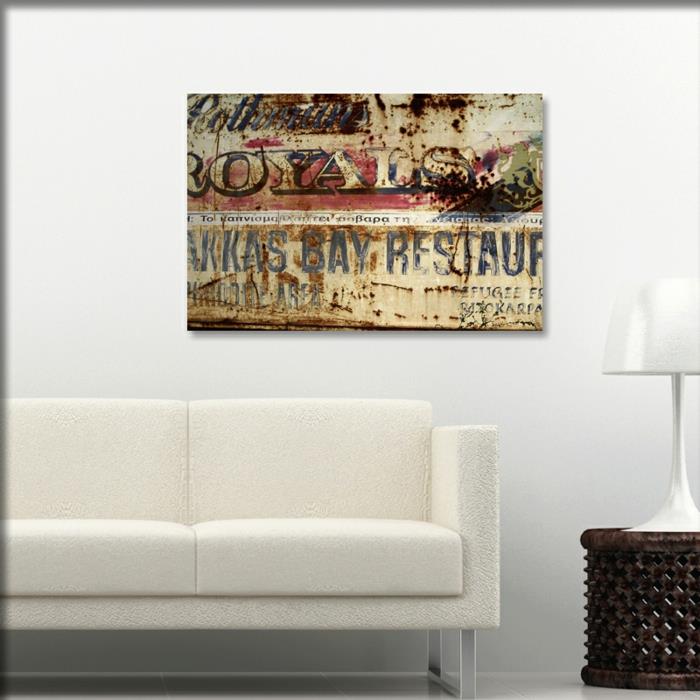 commander des photos sur toile en ligne vieux signe style vintage superbes impressions sur toile