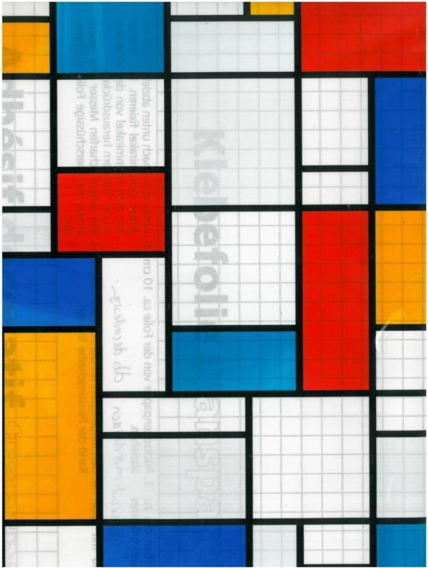 Renew film adhésif façades de cuisine mondrian