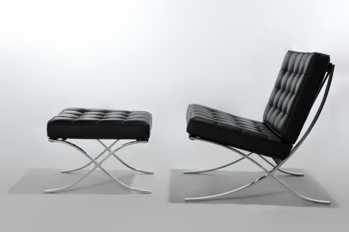 Ludwig Mies van der rohe barcelone chaises knoll