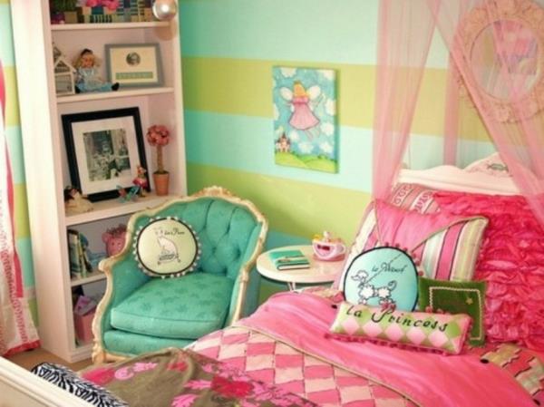 luksusowy pokój dla nastolatków, kolorowa kombinacja kolorów
