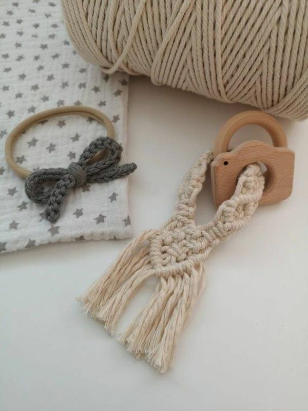 faire des idées de macramé bébé hochet vous-même