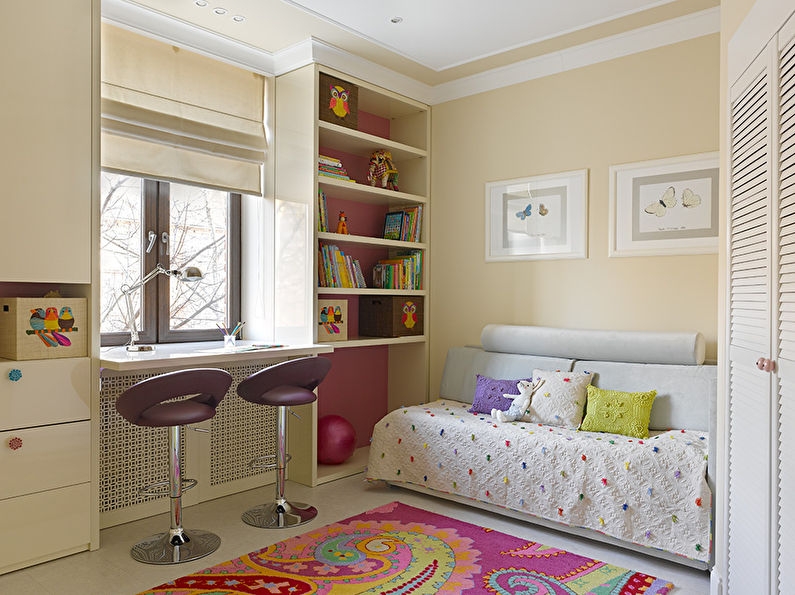Gestaltung eines kleinen Kinderzimmers 5-6 qm. - Foto