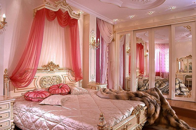 Kleines Schlafzimmer im klassischen Stil - Innenarchitektur