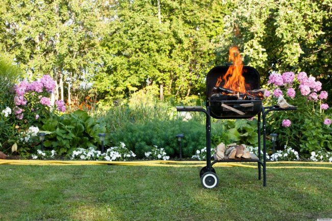 Barbecue-Grill, praktisch für die Natur