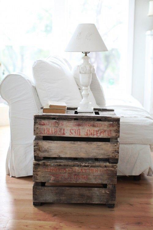 meubles en bois palette table rustique minimaliste