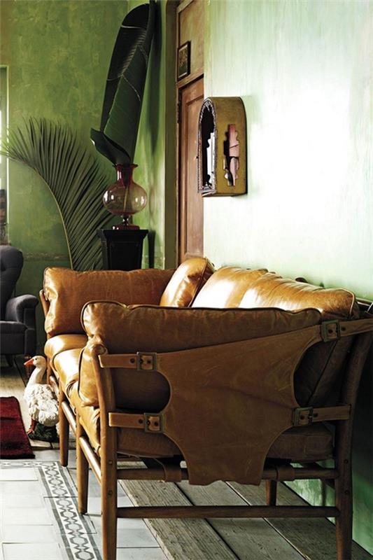 Meubles de designers célèbres canapé en cuir de salon