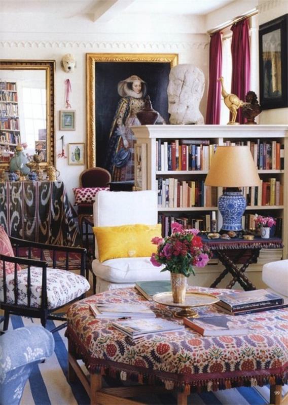 meubles de designers célèbres salon accents orientaux classique
