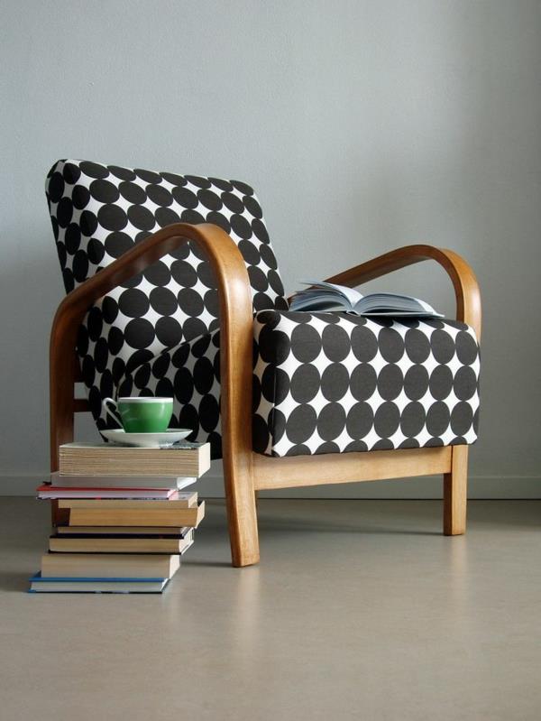 tissus d'ameublement motif en pointillé chaise rembourrée restaurer de vieux meubles