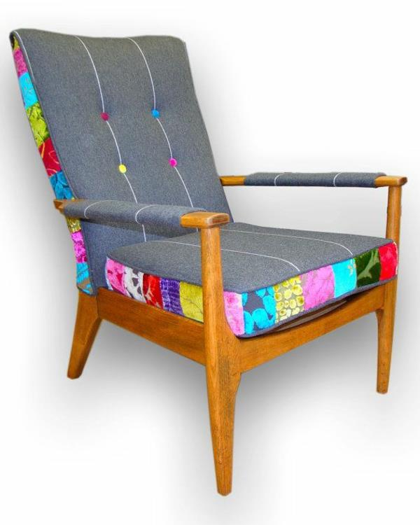 tissus d'ameublement échantillons de tissu accents de couleur grise chaise rembourrée restaurer de vieux meubles