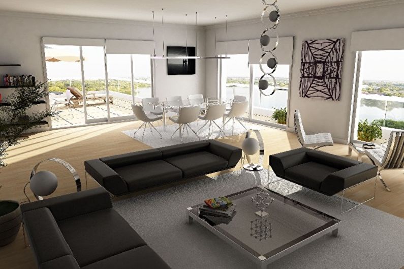 Wohnzimmermöbel im modernen Stil - Techno