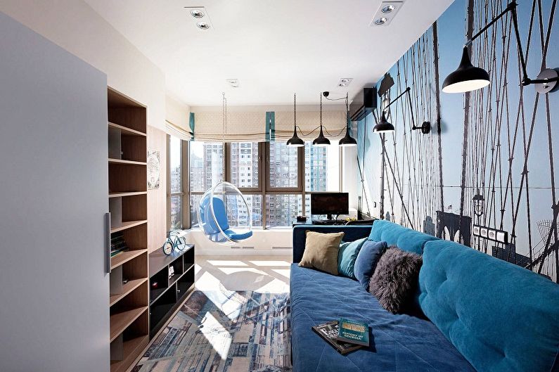 Möbel für ein Wohnzimmer im modernen Stil - Foto