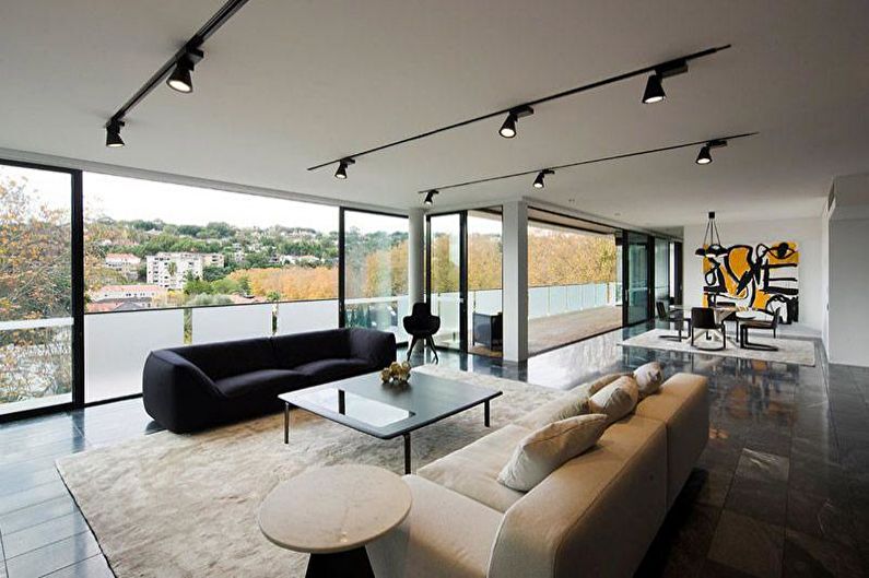Möbel für ein Wohnzimmer im modernen Stil - Foto