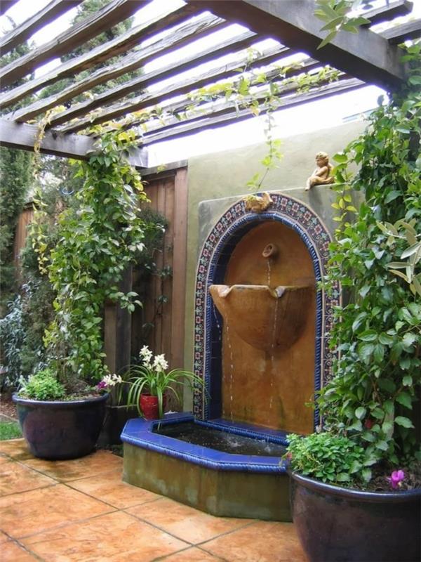 fontaines de jardin design jardin méditerranéen et plantes de jardin méditerranéen