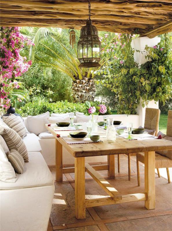 mobilier de jardin design jardin méditerranéen et plantes de jardin