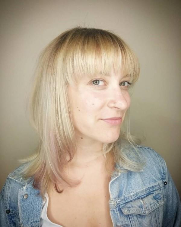 plusieurs niveaux dame 40 coiffures cheveux fins