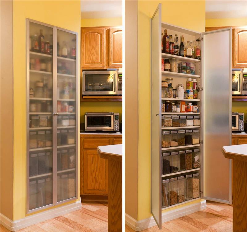 cuisine garde-manger à plusieurs murs