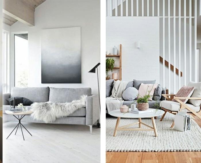 mettre en place des canapés gris minimalistes déco dans des couleurs simples