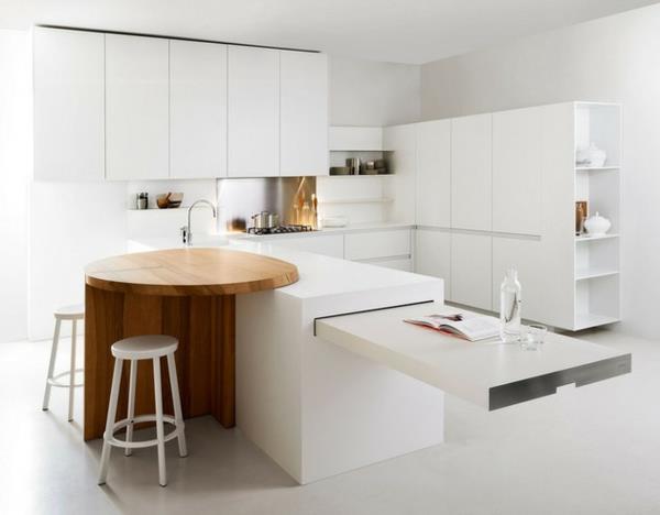 minimalistyczna biała kuchnia jadalnia elmar studio