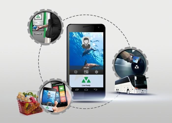 payer avec un téléphone portable illustration du titre illu commande future argent virtuel