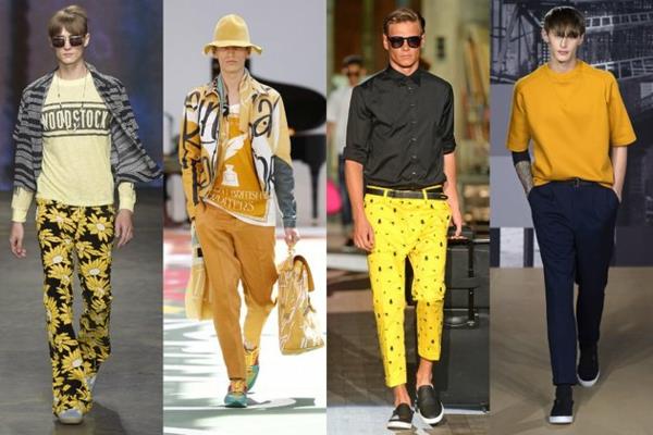 męskie stroje kolory żółty moderends ss 2015 porady dotyczące mody dla mężczyzn