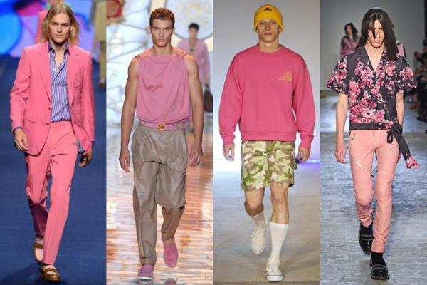 męskie stroje kolory różowy moderends ss 2015 porady dotyczące mody dla mężczyzn