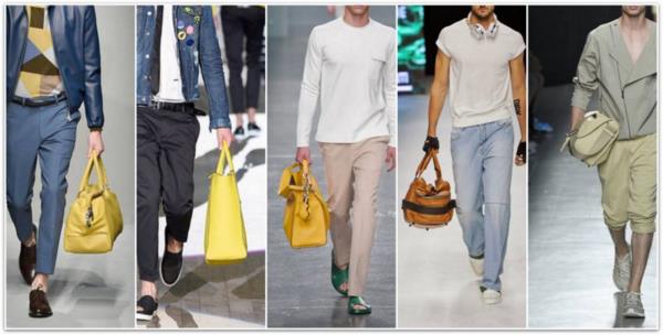 męskie stroje trend kolory żółte trendy w modzie ss 2015 męskie torby
