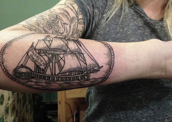mężczyźni tatuaże kobiety szablony motywy łódź
