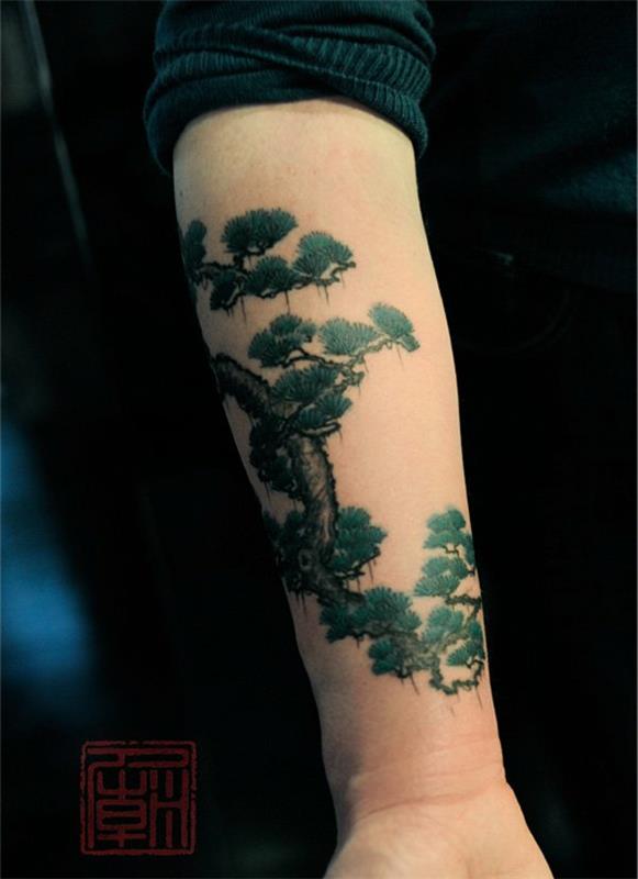 hommes tatouages ​​femmes modèles motifs arbres