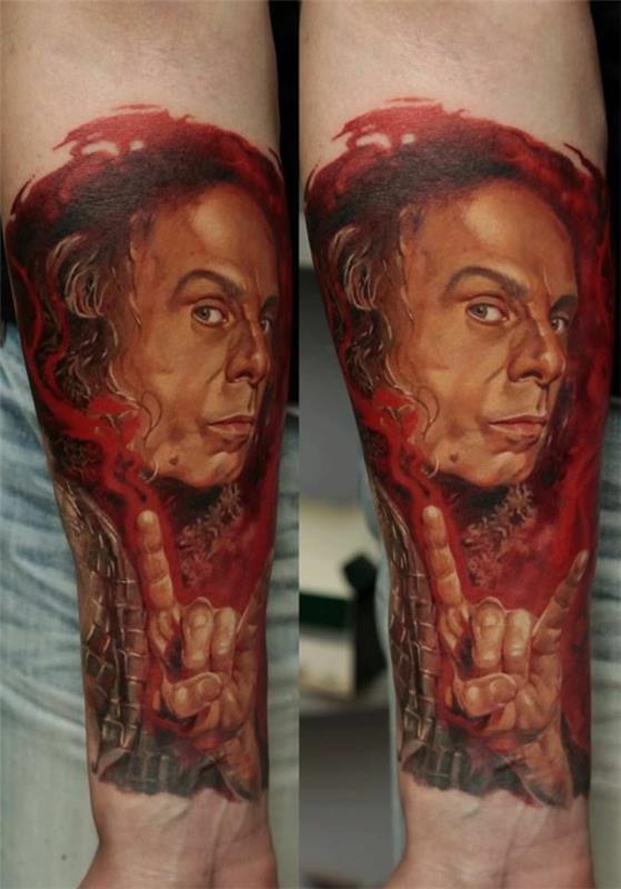 mężczyźni tatuaże kobiety szablony motywy portret