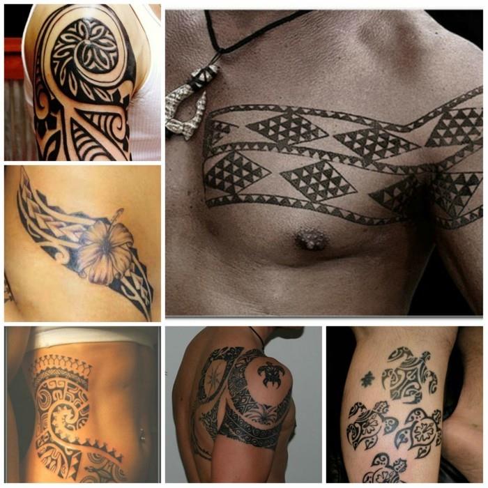 tatouage hommes idées de tatouage maori bras jambes poitrine