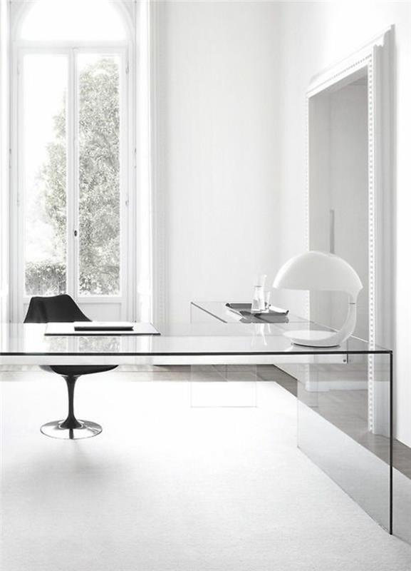 nowoczesne meble biurowe szklane biurko do biura domowego