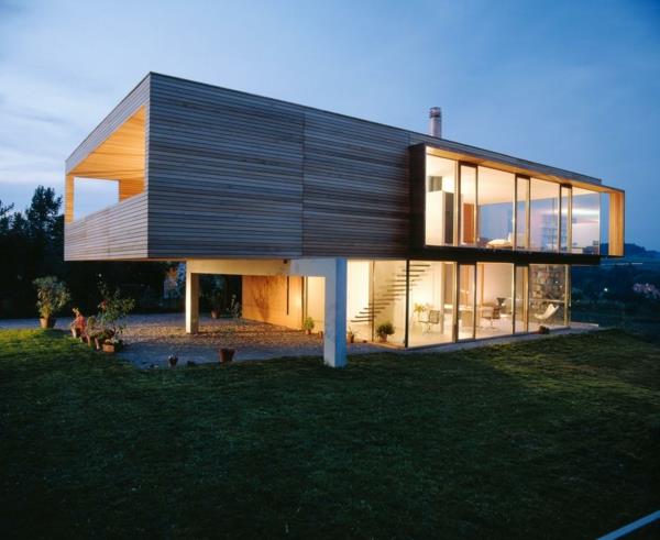 nowoczesna architektura zrównoważony design nowoczesny projekt ogrodu domu