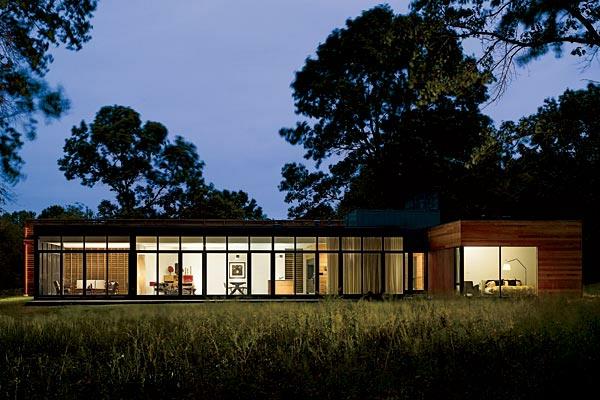 nowoczesna architektura dzika natura nowoczesny dom dom na prerii
