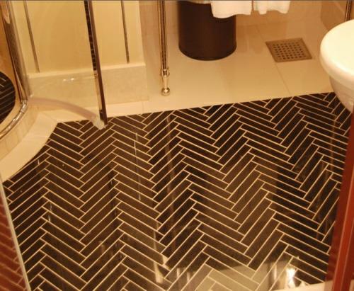 nowoczesne pomysły na podłogę w łazience stylowy design