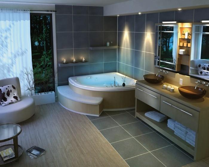 meubles de salle de bain modernes zones de conception de salle de bain séparées