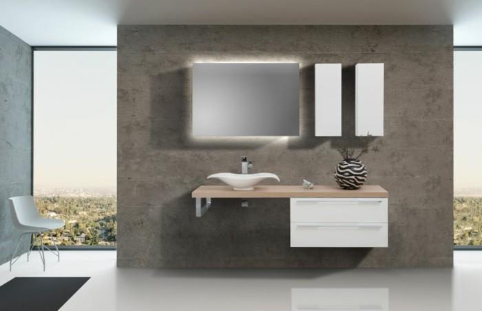 Meubles de salle de bain modernes meuble de vanité éclairage led