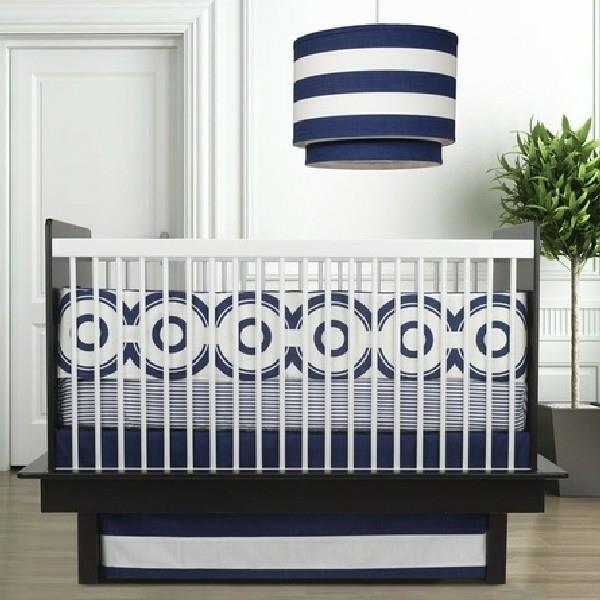 Tendances de literie pour bébé moderne et cool garçons bleu blanc