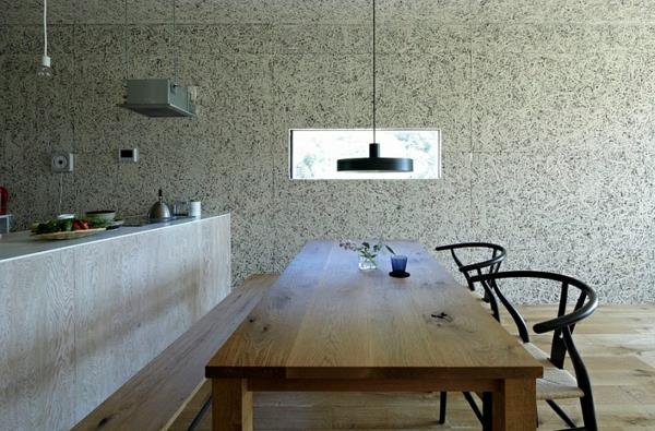 Meubles de salle à manger modernes table à manger banc en bois